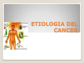ETIOLOGIA DEL
      CANCER
 