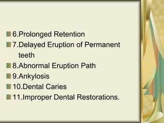 Etiology of malocclusion general factors | PPT