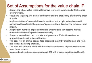 Adapting the Livestock and Fish (L&F) program Impact Pathway(s) to the Ethiopia Small Ruminant Value chains