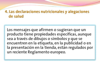Etiqueta alimentos