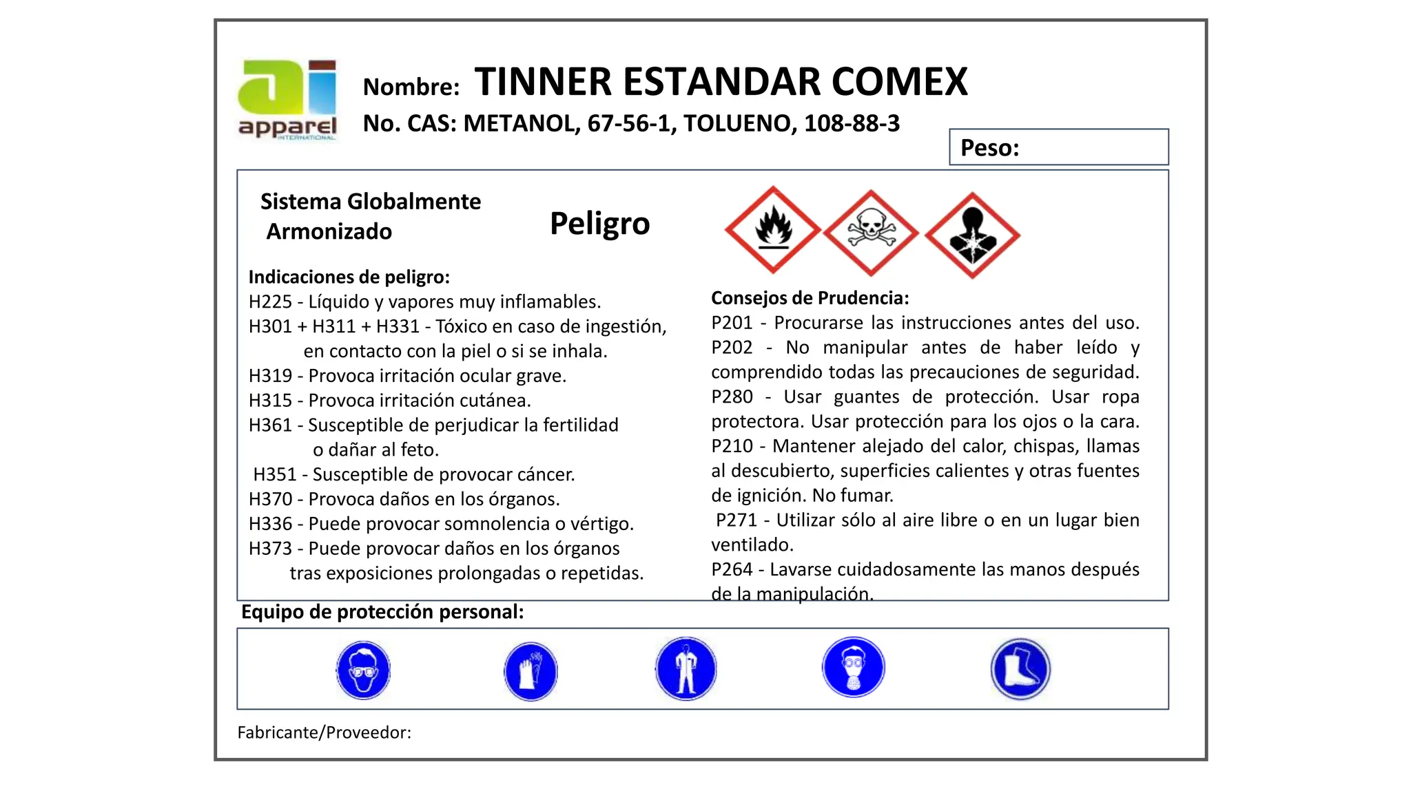 Etiqueta de Tinner Estandar puedes editar.pptx