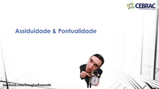• Não falar ou rir alto no escritório, banheiro ou nos
corredores;
• Não usar linguagem incompatível com o ambiente;
• Não fazer “visitinhas”;
• Não “esticar” o horário do cafezinho ou almoço;
• Não sentar-se sobre a mesa;
• Não fumar;
• Não demonstrar familiaridade indevida com os superiores;
• Não bajular;
• Não demonstrar falta de interesse pelo próprio serviço;
• Utilizar inadequadamento os esquipamentos à sua
disposição;
• Ser educado;
• Não mascar chicletes;
• Não roer as unhas;
• Não ter modéstia;
• Ser capaz de admitir erros;
• Não ficar cantando ou assoviando;
• Não fazer fofoca;
• Não ouvir conversas;
• Não reclamar da empresa;
• Não tentar progredir à força;
• Não ser egoísta ou individualista;
• Não falar demais, na hora e lugar errado;
• Não ser demasiadamente crítico;
• Não usar humor impróprio;
• Não faltar com a discrição.
Quanto à cultura em geral:
facebook.com/DouglasRamos86
 