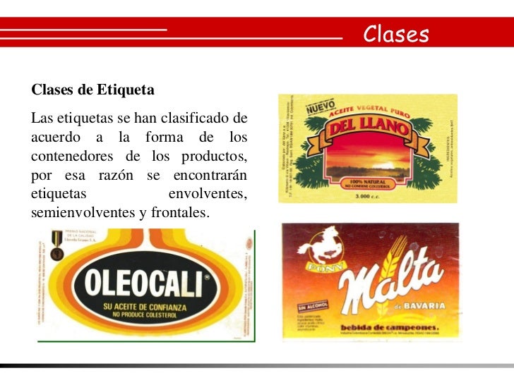 Resultado de imagen para partes de la viÃ±eta de productos