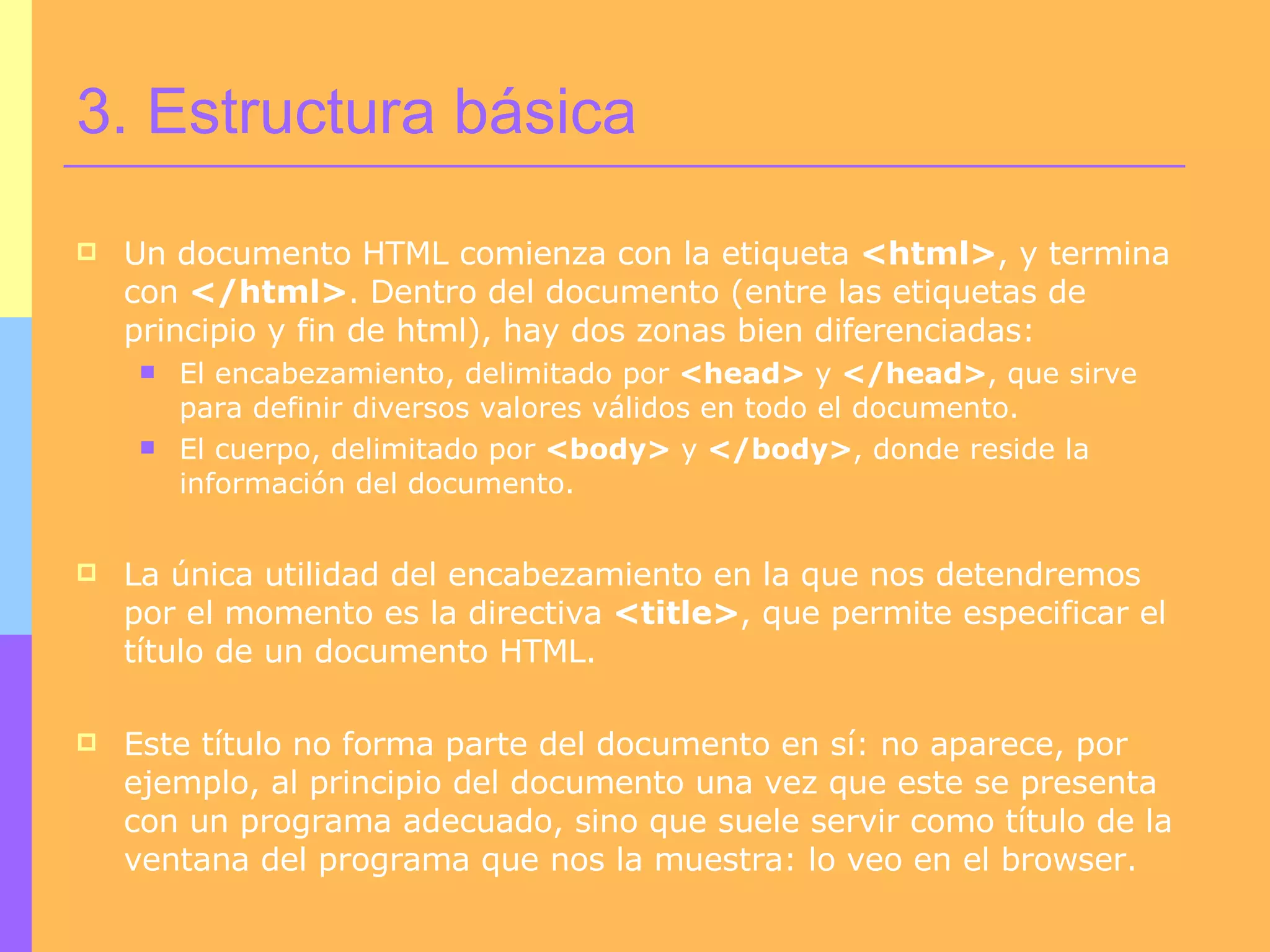 Partes De Html Etiquetas Html Udp | PPT