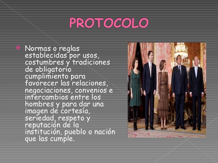 Etiqueta Y Protocolo