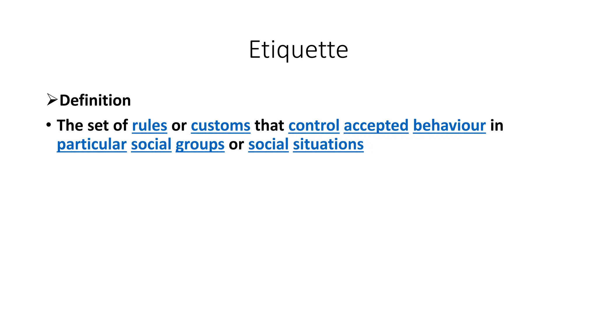 ETIQUETTE.pptx for MEDICAL students and professionals PPT