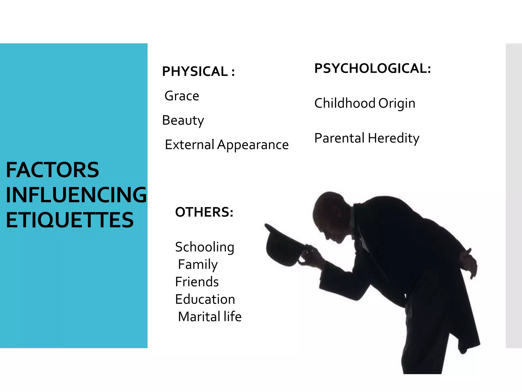 Etiquette & behavior | PPTX