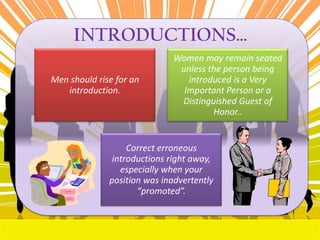 Four components of Etiquette | PPTX