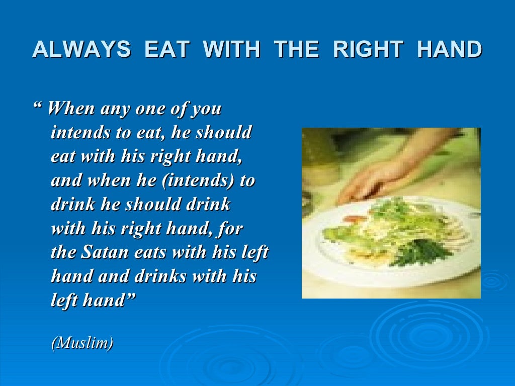 Etiquette Of Eating