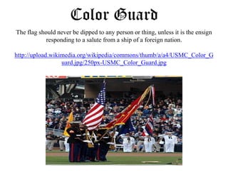 Etiquette of the united states flag of america | PPTX