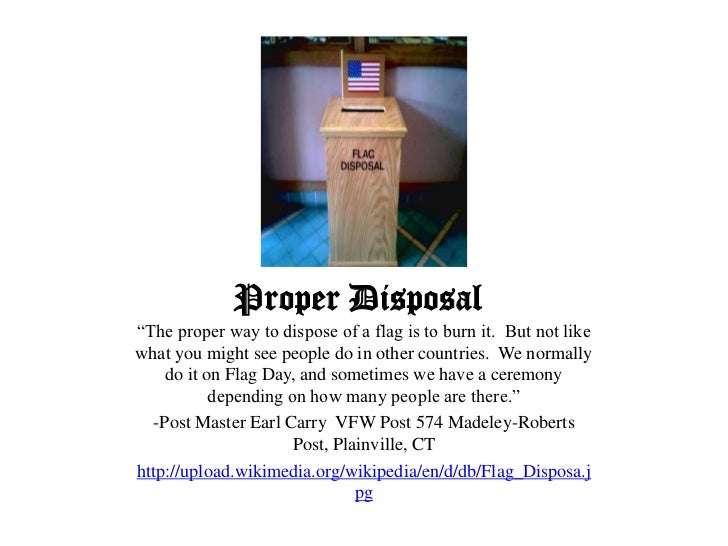 Etiquette of the united states flag of america