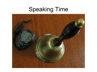 Speaking Time
 