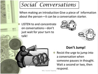 Basic Etiquettes for Effective Communication 