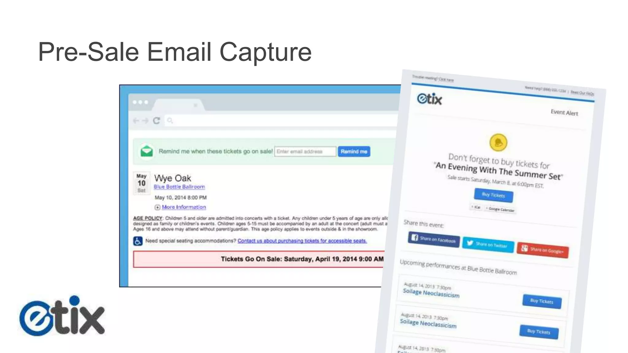 Pre-Sale Email Capture 
 