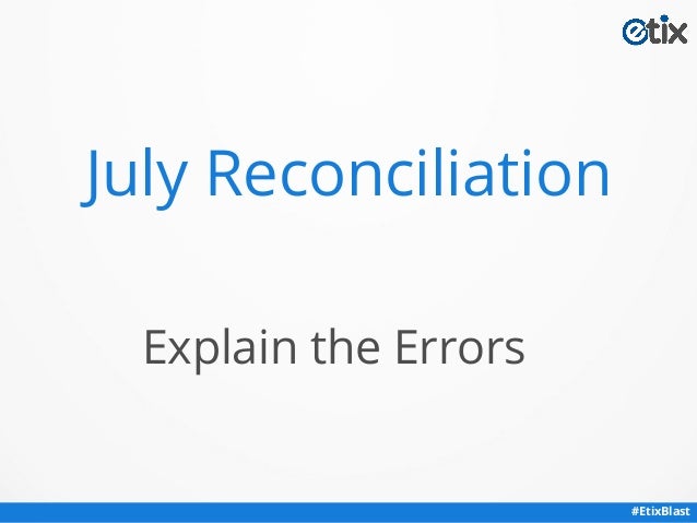 Etix Blast Ticket Reconciliation The University Of Kentucky Single 