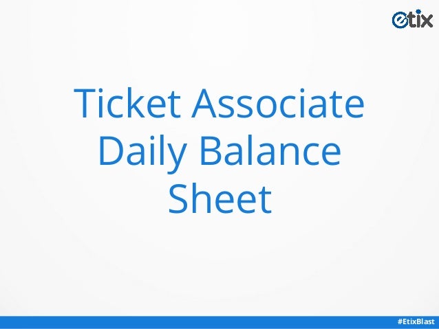 Etix Blast Ticket Reconciliation The University Of Kentucky Single 