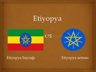 Etiyopya bayrağı Etiyopya arması
 