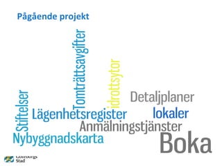 P?g?ende projekt 