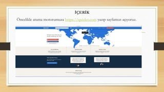 İÇERİK
Öncelikle arama motorumuza https://quizlet.com yazıp sayfamızı açıyoruz.
 