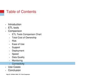 Open Source ETL vs Commercial ETL