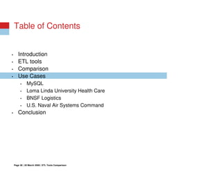 Open Source ETL vs Commercial ETL