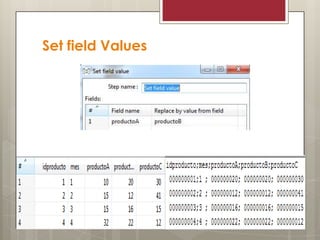 Set field Values
 