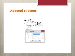 Append streams
 