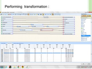 Performing transformation :
 