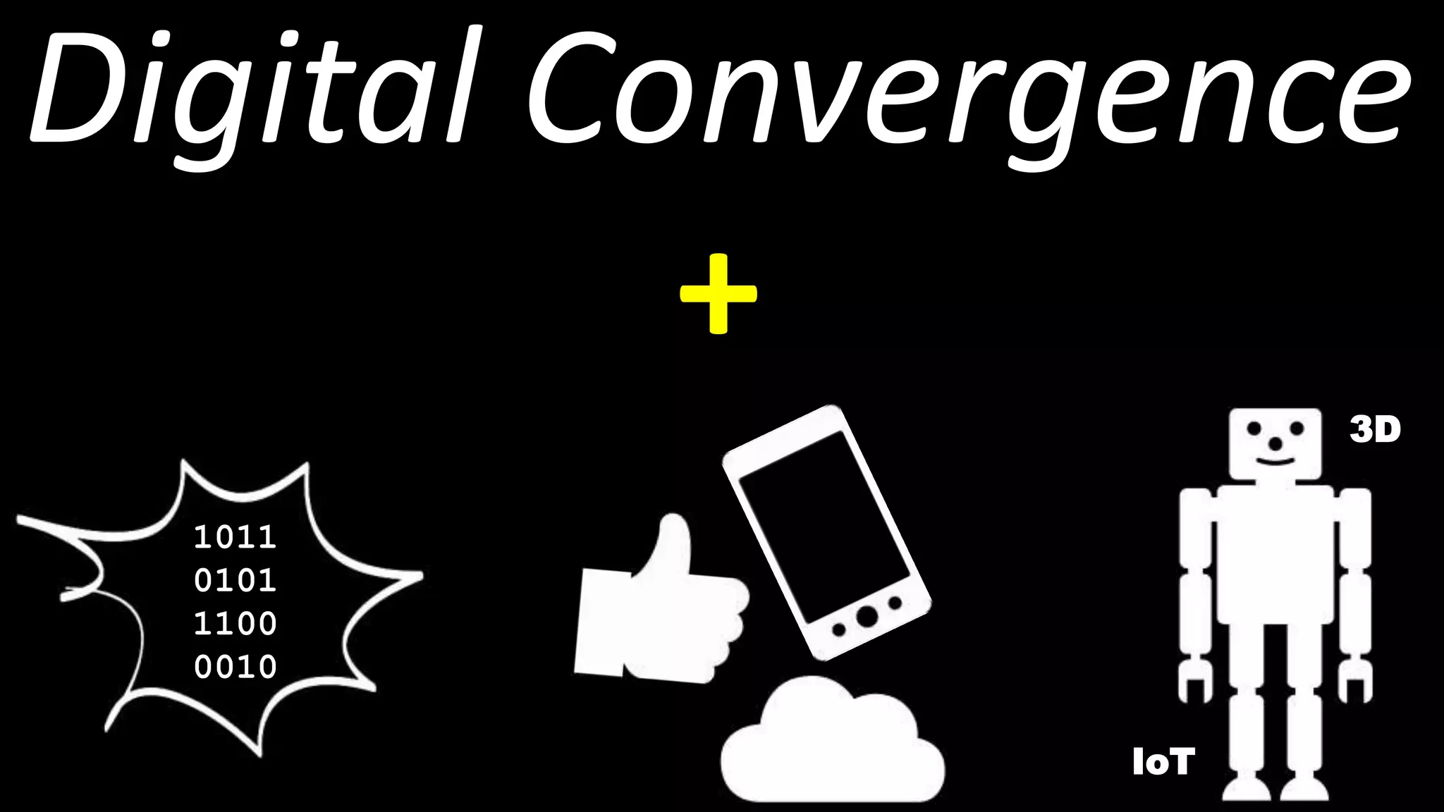 1011
0101
1100
0010
3D
IoT
Digital Convergence
+
 
