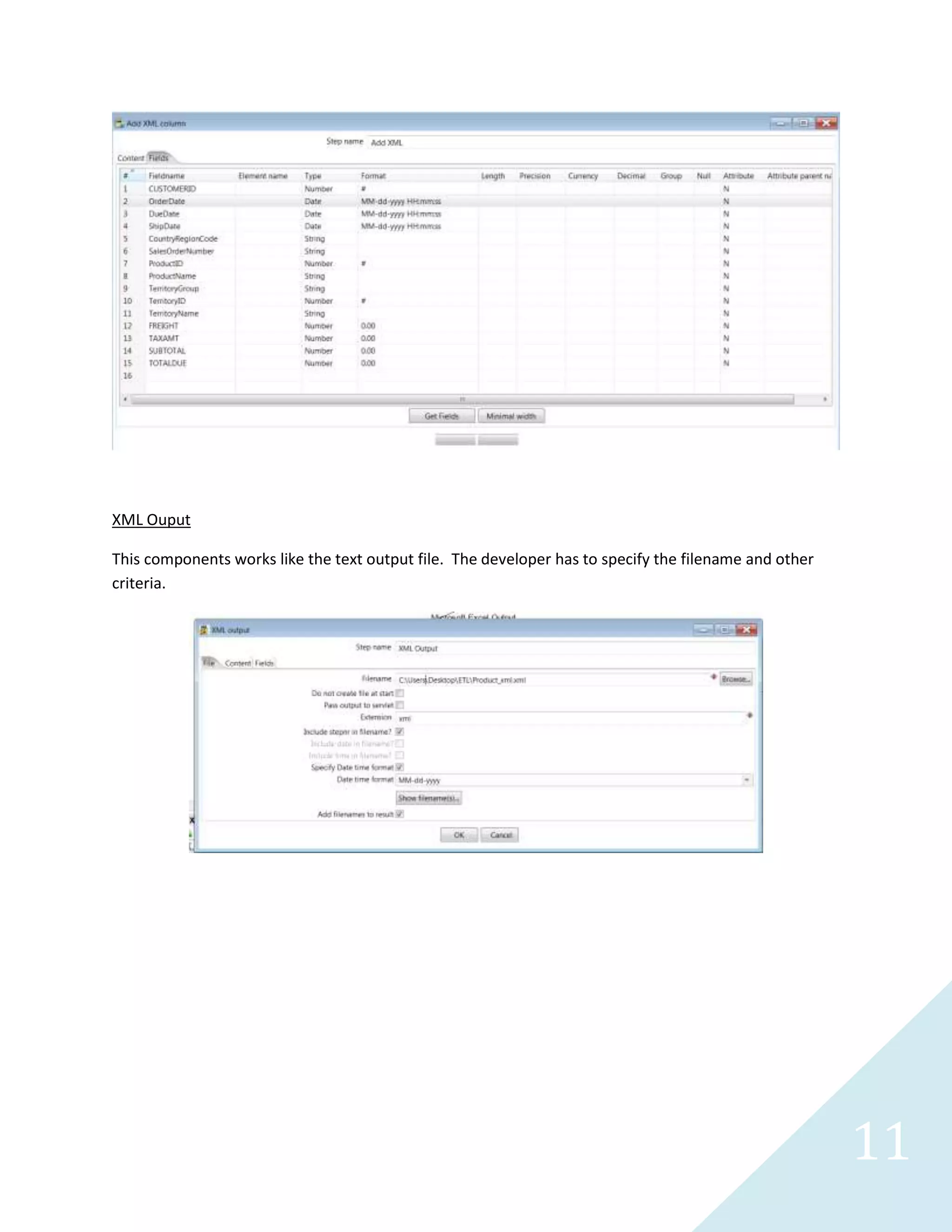 11
Pentaho Enterprise Data Integration Edition
Database Connection
 