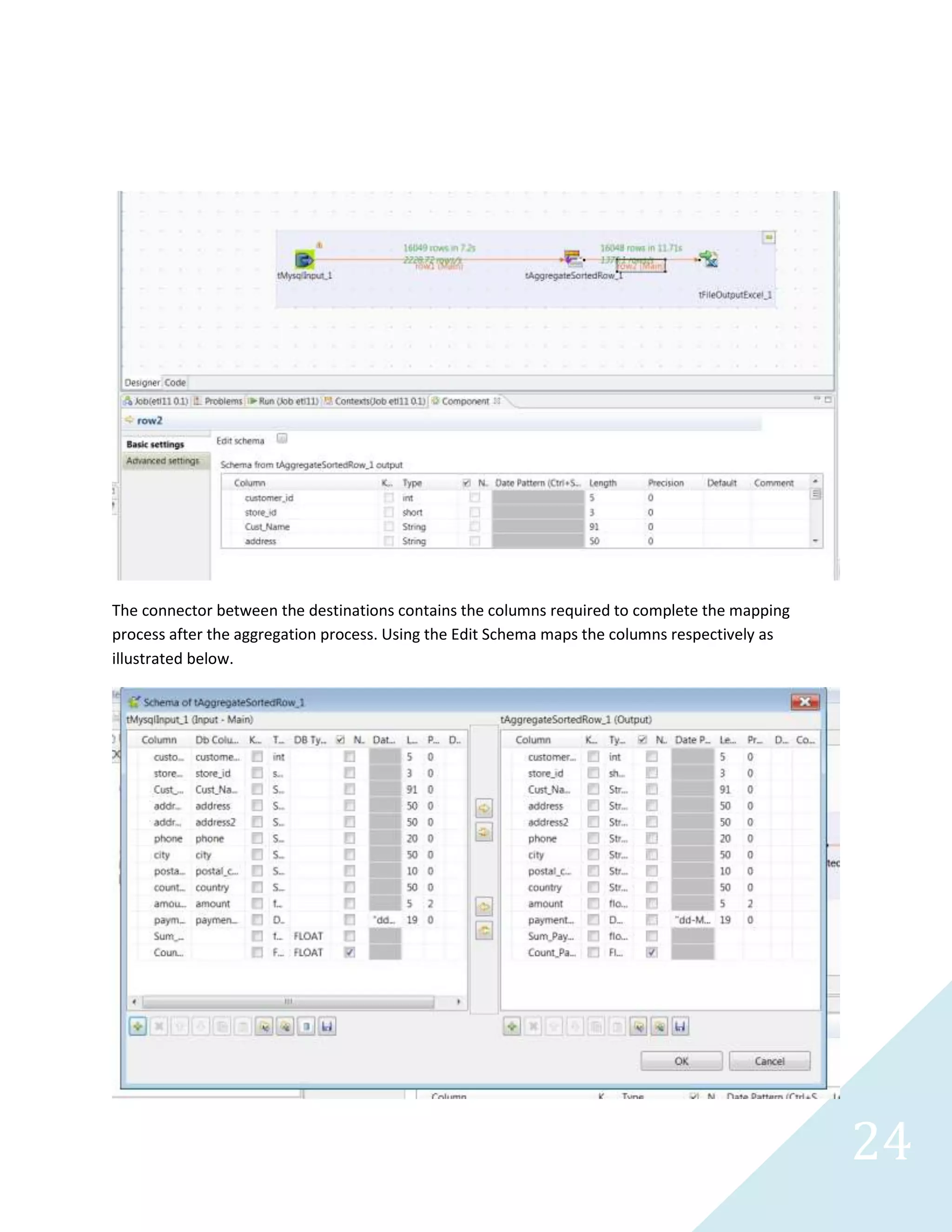 24
<Row><CUSTOMERID>29825</CUSTOMERID><OrderDate>07/01/01</OrderDate><DueDate>07/13/01</DueDate><ShipDate>07/08/01</ShipDate><CountryRegionCode>US</CountryRegionCode><Sales
OrderNumber>SO43659</SalesOrderNumber><ProductID>771</ProductID><ProductName>Mountain-100 Silver, 38</ProductName><FREIGHT> 616.0984</FREIGHT><TAXAMT> 1971.5149</TAXAMT><SUBTOTAL>
24643.9362</SUBTOTAL><TOTALDUE> 27231.5495</TOTALDUE><TerritoryID> 5</TerritoryID><TerritoryName>Southeast</TerritoryName><TerritoryGroup>North America</TerritoryGroup></Row>
<Row><CUSTOMERID>29825</CUSTOMERID><OrderDate>07/01/01</OrderDate><DueDate>07/13/01</DueDate><ShipDate>07/08/01</ShipDate><CountryRegionCode>US</CountryRegionCode><Sales
OrderNumber>SO43659</SalesOrderNumber><ProductID>772</ProductID><ProductName>Mountain-100 Silver, 42</ProductName><FREIGHT> 616.0984</FREIGHT><TAXAMT> 1971.5149</TAXAMT><SUBTOTAL>
24643.9362</SUBTOTAL><TOTALDUE> 27231.5495</TOTALDUE><TerritoryID> 5</TerritoryID><TerritoryName>Southeast</TerritoryName><TerritoryGroup>North America</TerritoryGroup></Row>
<Row><CUSTOMERID>29825</CUSTOMERID><OrderDate>07/01/01</OrderDate><DueDate>07/13/01</DueDate><ShipDate>07/08/01</ShipDate><CountryRegionCode>US</CountryRegionCode><Sales
OrderNumber>SO43659</SalesOrderNumber><ProductID>773</ProductID><ProductName>Mountain-100 Silver, 44</ProductName><FREIGHT> 616.0984</FREIGHT><TAXAMT> 1971.5149</TAXAMT><SUBTOTAL>
24643.9362</SUBTOTAL><TOTALDUE> 27231.5495</TOTALDUE><TerritoryID> 5</TerritoryID><TerritoryName>Southeast</TerritoryName><TerritoryGroup>North America</TerritoryGroup></Row>
<Row><CUSTOMERID>29825</CUSTOMERID><OrderDate>07/01/01</OrderDate><DueDate>07/13/01</DueDate><ShipDate>07/08/01</ShipDate><CountryRegionCode>US</CountryRegionCode><Sales
OrderNumber>SO43659</SalesOrderNumber><ProductID>774</ProductID><ProductName>Mountain-100 Silver, 48</ProductName><FREIGHT> 616.0984</FREIGHT><TAXAMT> 1971.5149</TAXAMT><SUBTOTAL>
24643.9362</SUBTOTAL><TOTALDUE> 27231.5495</TOTALDUE><TerritoryID> 5</TerritoryID><TerritoryName>Southeast</TerritoryName><TerritoryGroup>North America</TerritoryGroup></Row>
<Row><CUSTOMERID>29825</CUSTOMERID><OrderDate>07/01/01</OrderDate><DueDate>07/13/01</DueDate><ShipDate>07/08/01</ShipDate><CountryRegionCode>US</CountryRegionCode><Sales
OrderNumber>SO43659</SalesOrderNumber><ProductID>714</ProductID><ProductName>Long-Sleeve Logo Jersey, M</ProductName><FREIGHT> 616.0984</FREIGHT><TAXAMT> 1971.5149</TAXAMT><SUBTOTAL>
24643.9362</SUBTOTAL><TOTALDUE> 27231.5495</TOTALDUE><TerritoryID> 5</TerritoryID><TerritoryName>Southeast</TerritoryName><TerritoryGroup>North America</TerritoryGroup></Row>
Results Abridged
I am new to this application, I would later discover how to resolve the date mapping for XML.
 