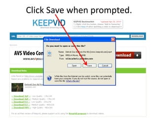 Click Save when prompted.