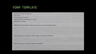 FORM TEMPLATE
 