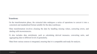 ETL in data warehousing (Extract transform and load) ,.pptx