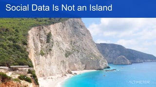 Social Data Is Not an Island
 