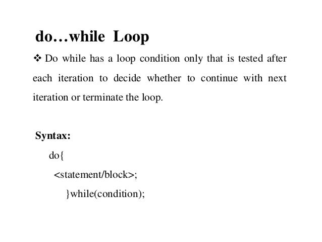Loops in C Programming Language