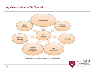 key characteristics of 5G Network
40
 
