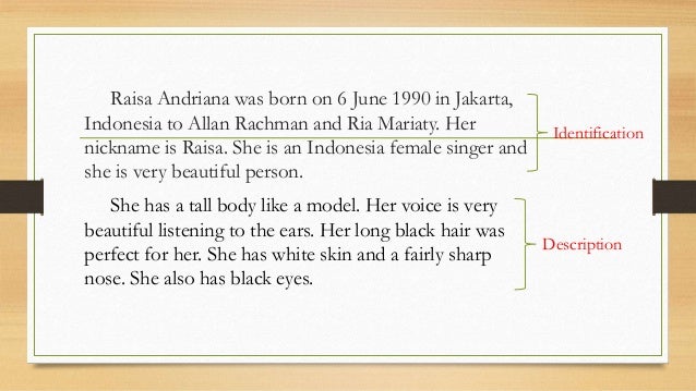 Powerpoint Presentation for Teaching Descriptive Text descriptive text about teacher