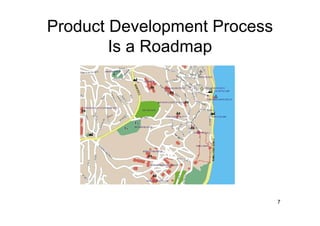 Product Development Process
        Is a Roadmap




                              7
 