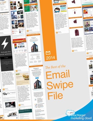 The Best of the
Email
Swipe
File
2014
 