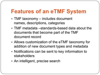 eTMF in the fast lane | PPTX