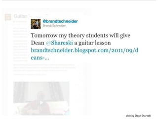 slide by Dean Shareski
 