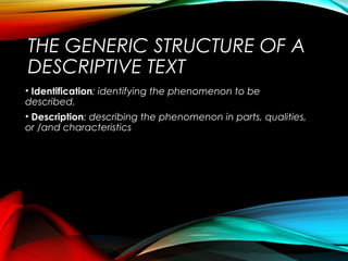 Descriptive text | PPT
