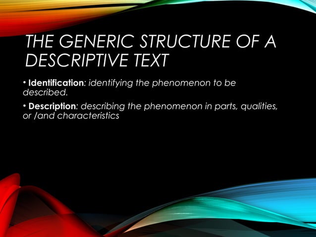 Descriptive text | PPT