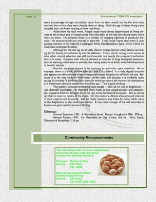 Page 21                                                                                    Volume 5 Issue 3


Environment TOBAGO t-shirts and caps now available




  Type: Polos                                         Type: Lady’s tees
  Size: Small, Medium & Large                         Size: Small & Medium
  Price: TT$150.00                                    Price: TT$100.00
  Colours: Kelly green, royal blue, red, gold and     Colours: Lime green, red and black
  ash grey                                            Description: ET logo printed on
  Description: ET logo embroidered on left            front and sponsor logo at the back
  breast, sponsor’s logo printed on the back.




                                                            Price: TT$120.00
      Type: Regular tees
      Size: Small, Medium & Large
      Price: TT$100.00                              Orders can be made through
      Colours: Kelly green, red, black,
      navy blue, ash, purple, royal blue                     the office.
      and black forest




     Literature                                          These documents are available for viewing at our
     Available                                                              office:

                                                        1. ET Volunteer Policy
                                                        2. ET Teachers Handbook for Greening of Schools
 The Tropical Rainforest of                             3. ET Education Strategic Plan 2010
 Tobago — The Main Ridge

        Price: TT120.
 