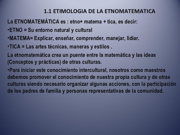 Etnomatematica