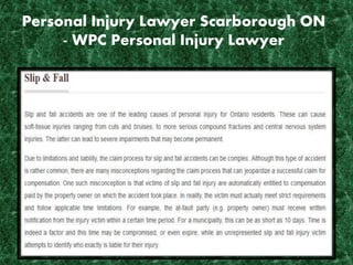 Personal Injury Lawyer Scarborough ON
- WPC Personal Injury Lawyer
 