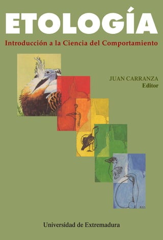 ETOLOGÍA
Introducción a la Ciencia del Comportamiento
JUAN CARRANZA
Editor
Universidad de Extremadura
ÍNDICE >>
 