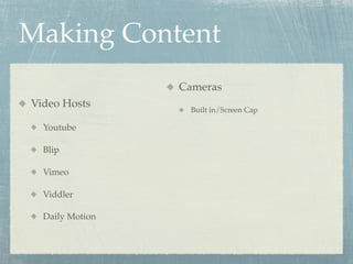 E-Tools for Personal Publishing