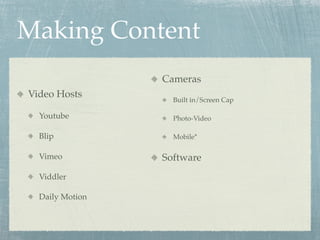 E-Tools for Personal Publishing